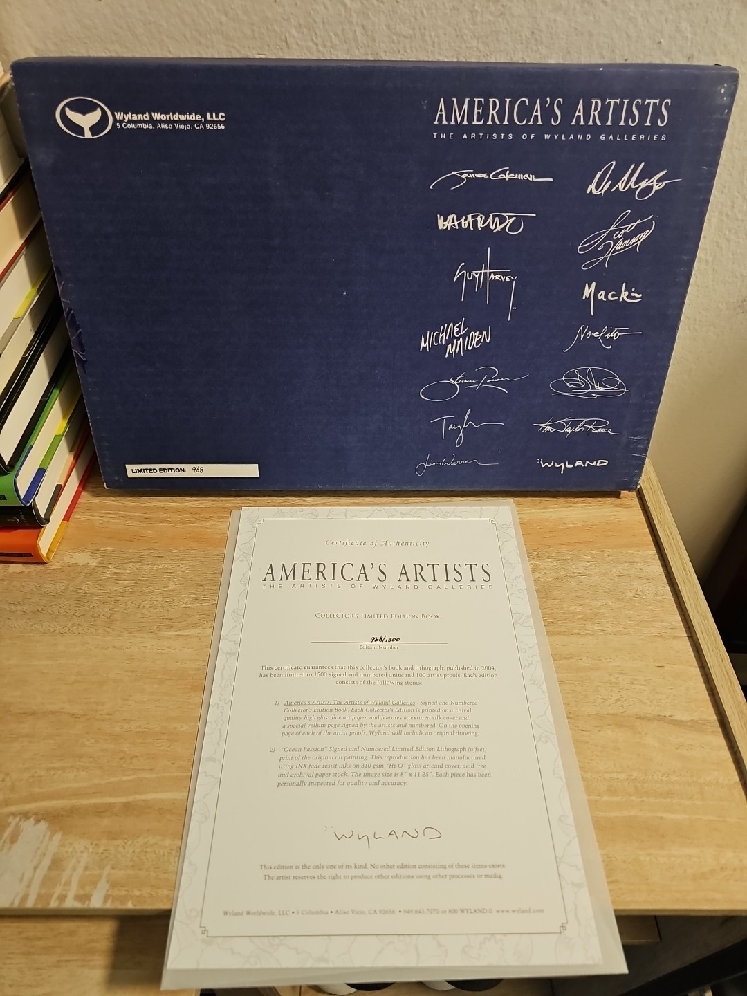 America’s Artists The Artists Of Wyland Galleries Book Limited Edition 968/1500
