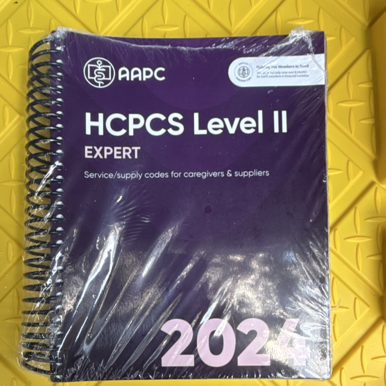 AAPC HCPCS Level II Expert 2024 Spiral Bound Textbook Medical Codes