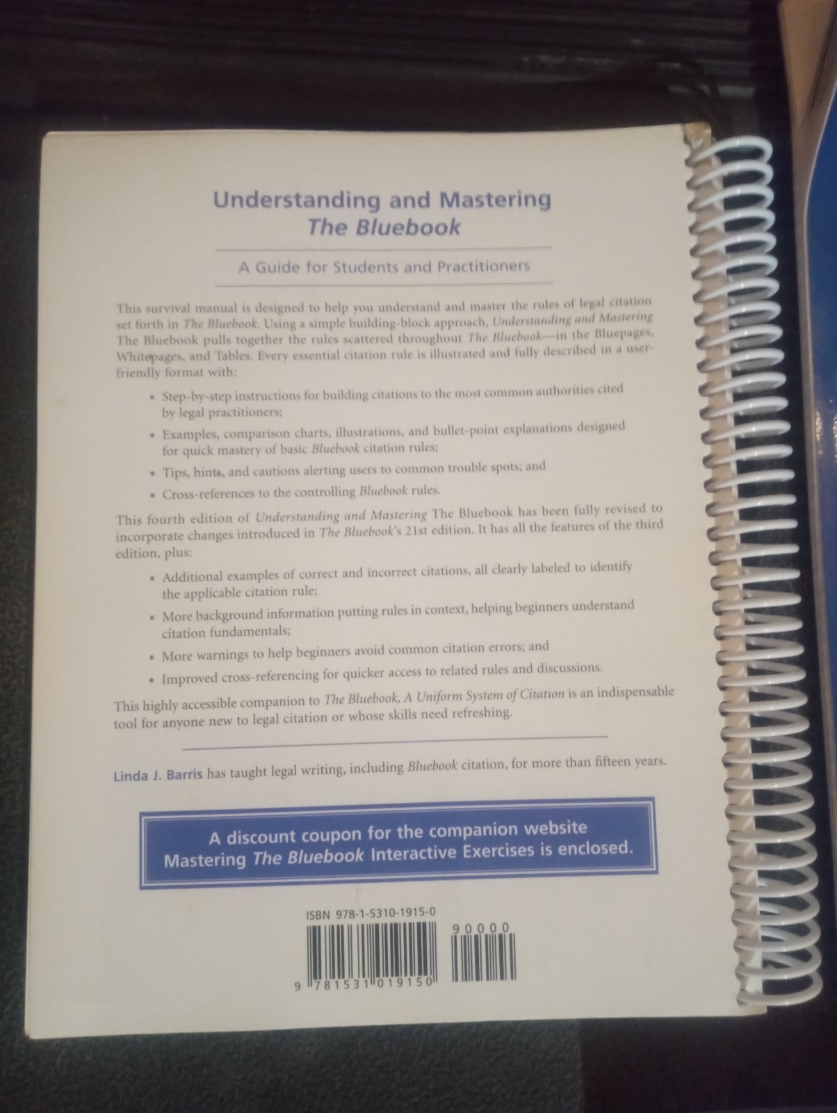 Understanding and Mastering the Bluebook : A Guide for Students 3 Books