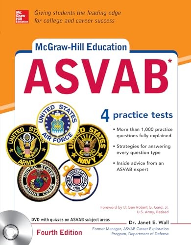 McGraw-Hill Education ASVAB with DVD…, Wall, Janet E.