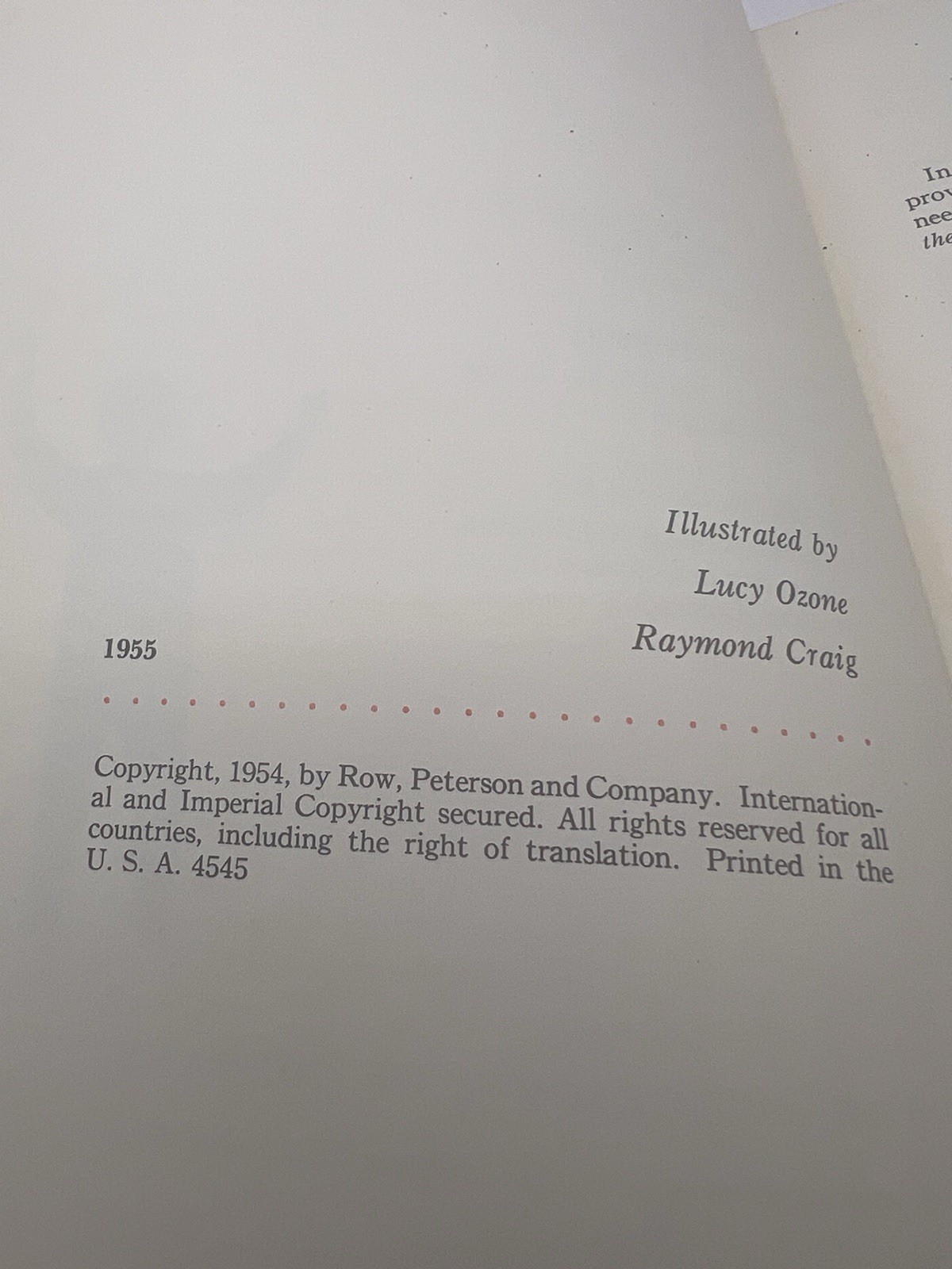 1955 Algebra 1 Textbook Lucy Ozone Row Peterson Mid-Century Illustrated Math