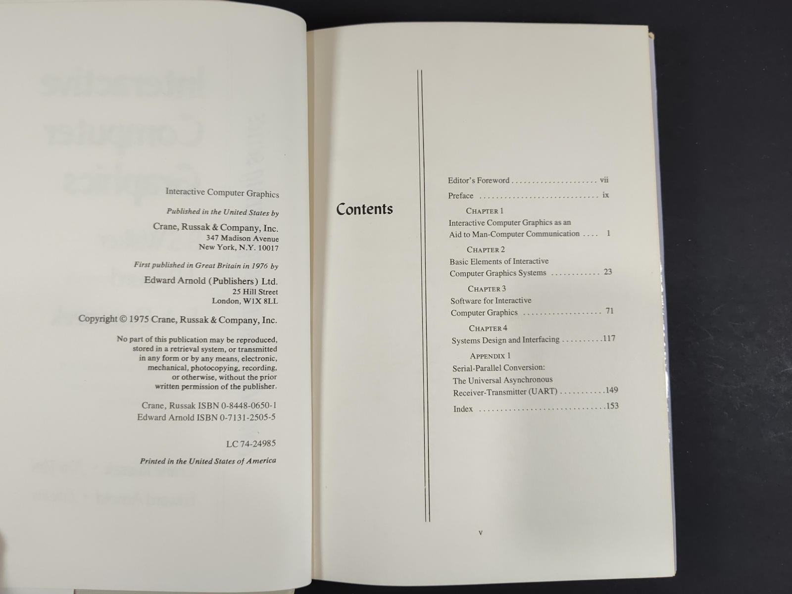 Interactive Computer Graphics 1975 Walker Gurd Drawneek Rare Early Computer Book