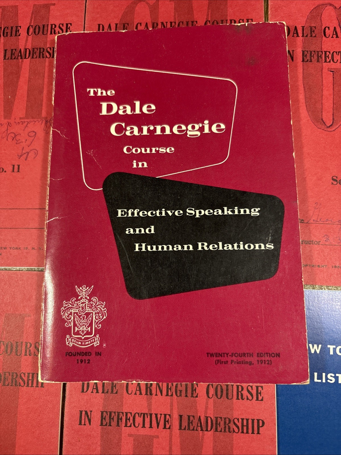 Vtg Dale Carnegie Course Effective Leadership Participant Manuals Booklets