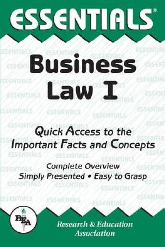 Business Law I Essentials (Essentials Study Guides) – Paperback – VERY GOOD
