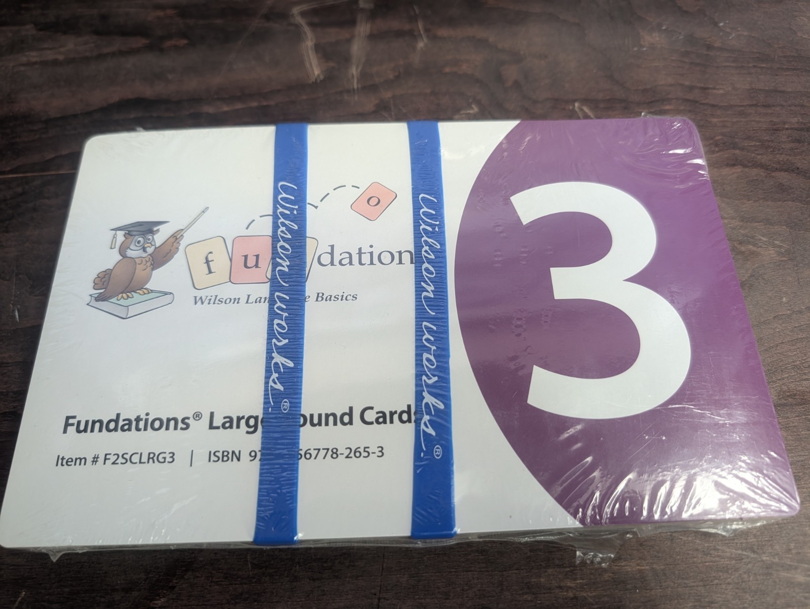 Fundations Large Sound Cards Level 3 Second Ed by Barbara Wilson Flash Cards NEW