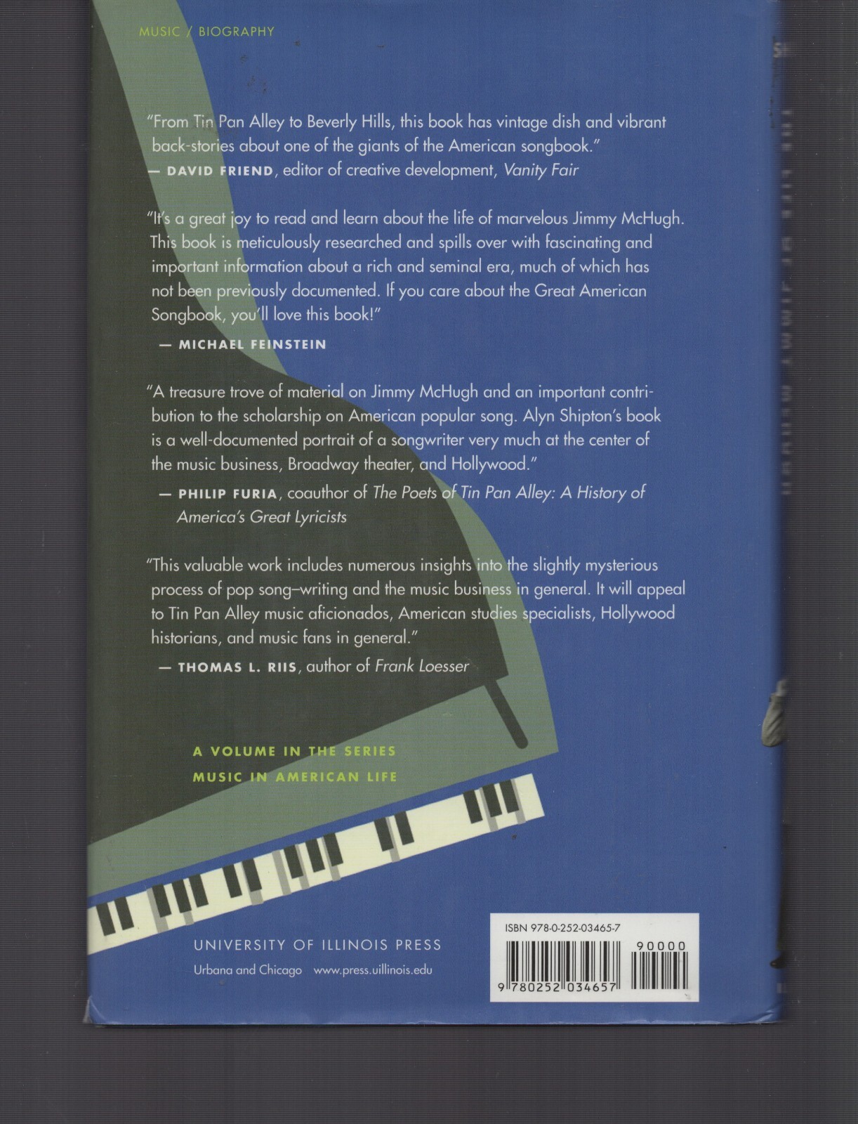 I Feel a Song Coming On / Life of Jimmy Mchugh / Alyn Shipton / Hardcover