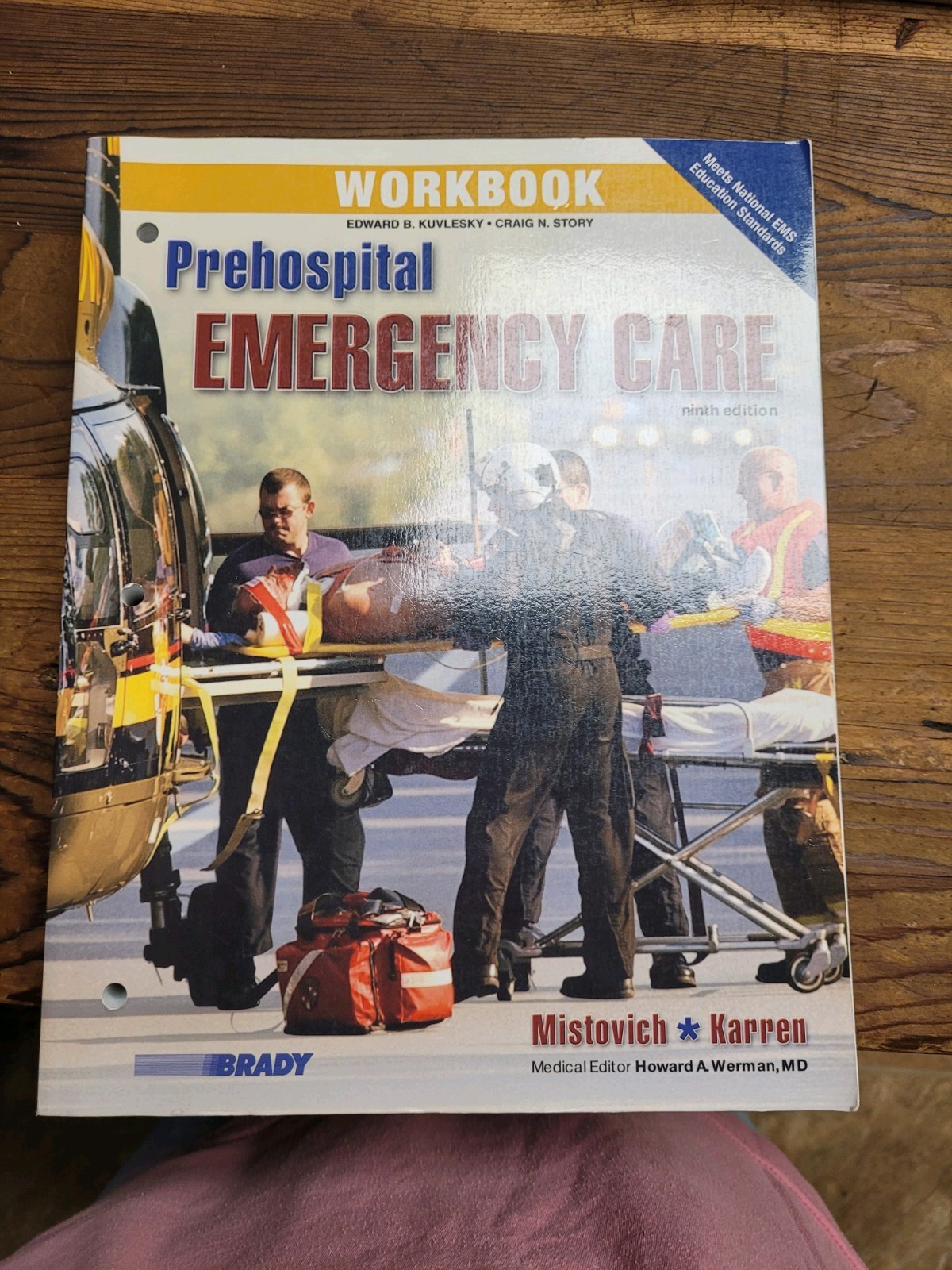Brady Prehospital Emergency Care 9th Edition Paperback Textbook Mistovich Karren
