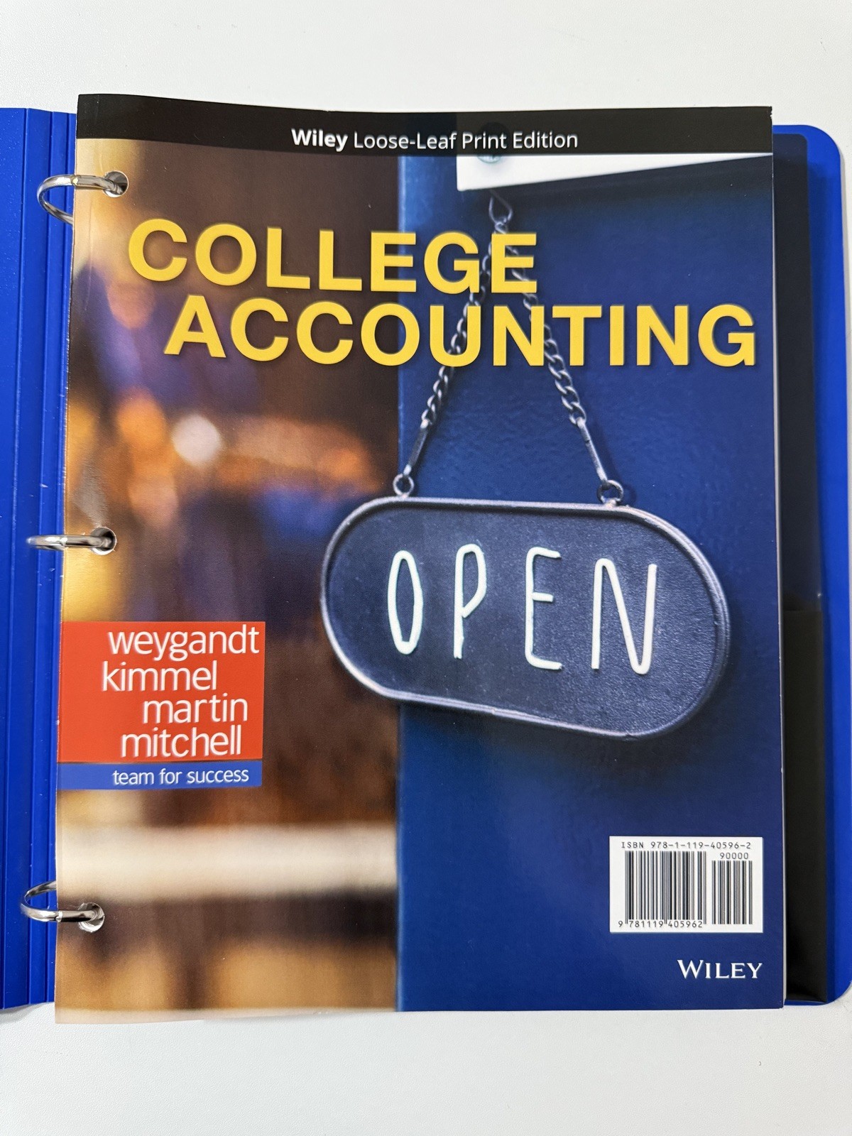 College Accounting, Loose-Leaf – Loose Leaf By Weygandt, Jerry J –