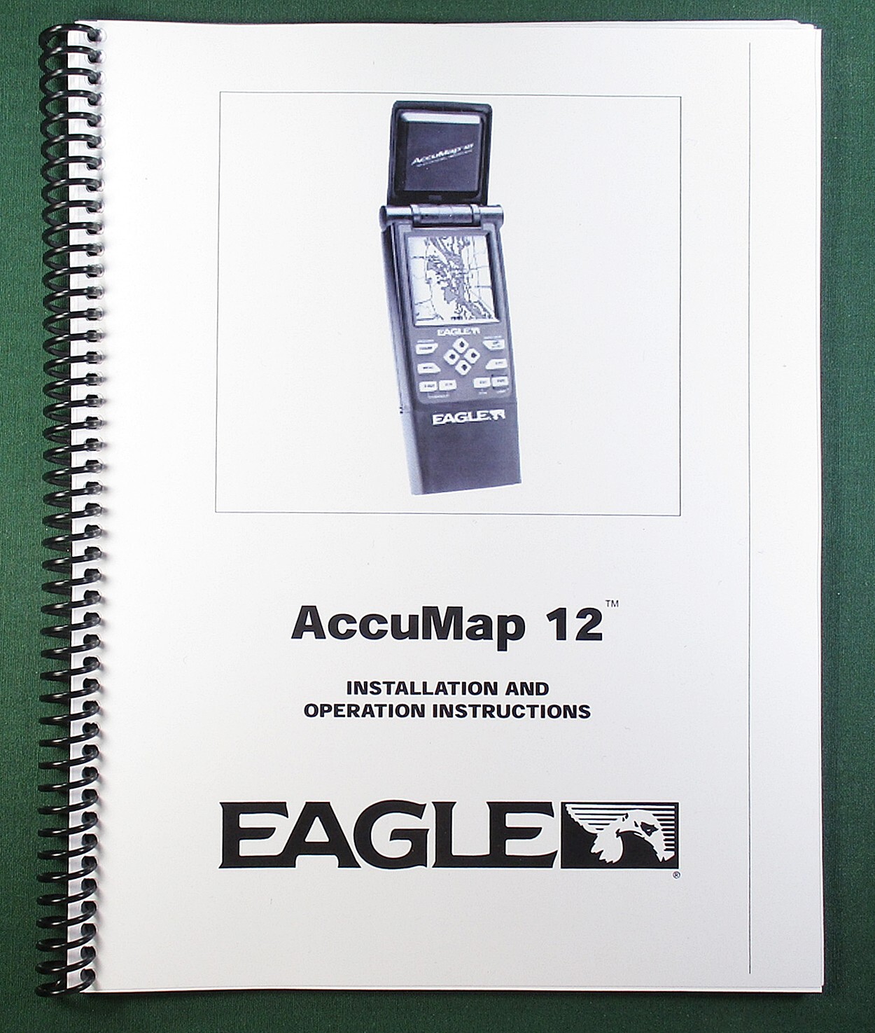 Eagle AccuMap 12 Instruction Manual: 70 Pages & Protective Covers!