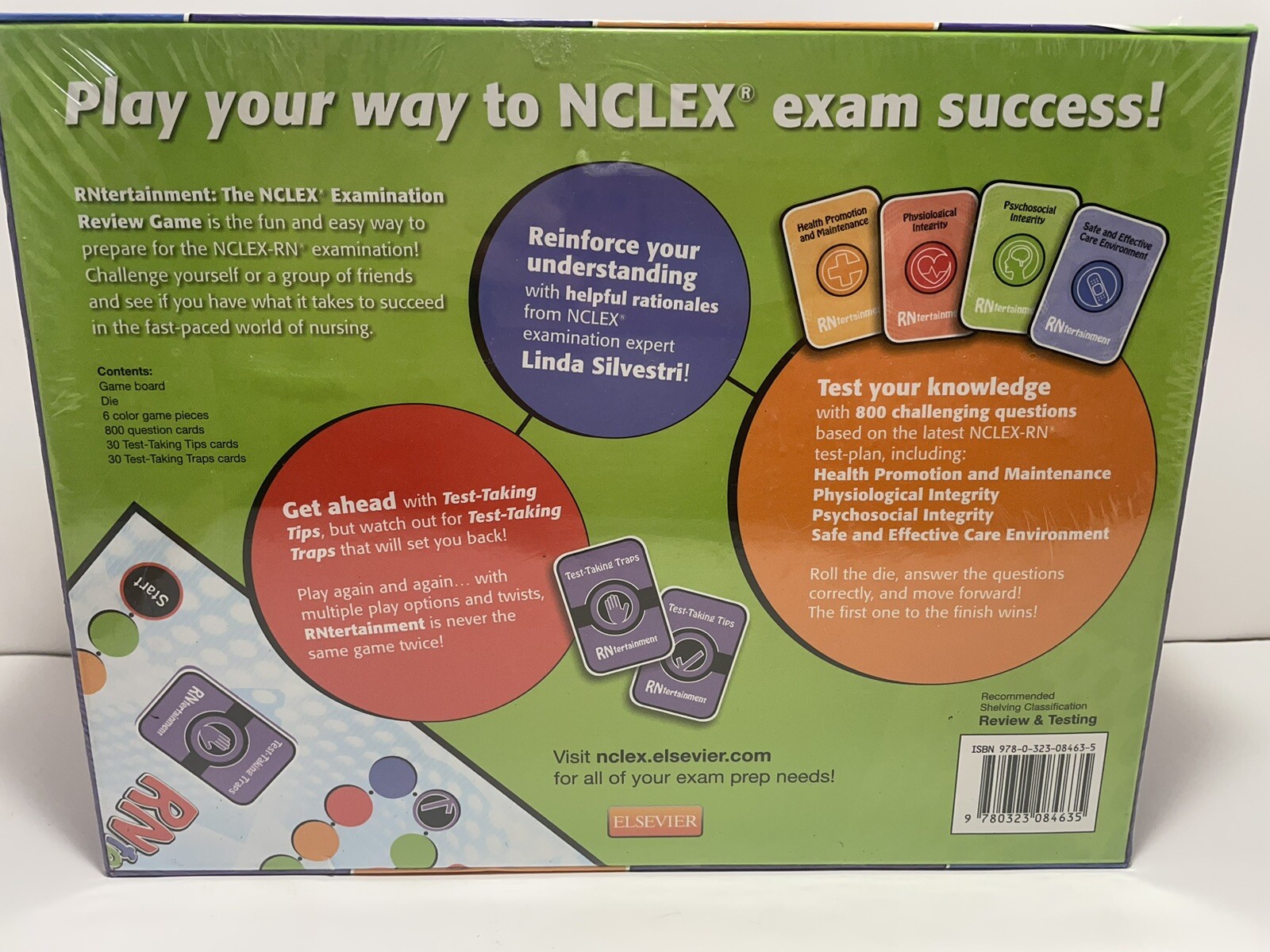 RNtertainment: the NCLEX® Examination Review Game by Linda Anne Silvestri (2011,