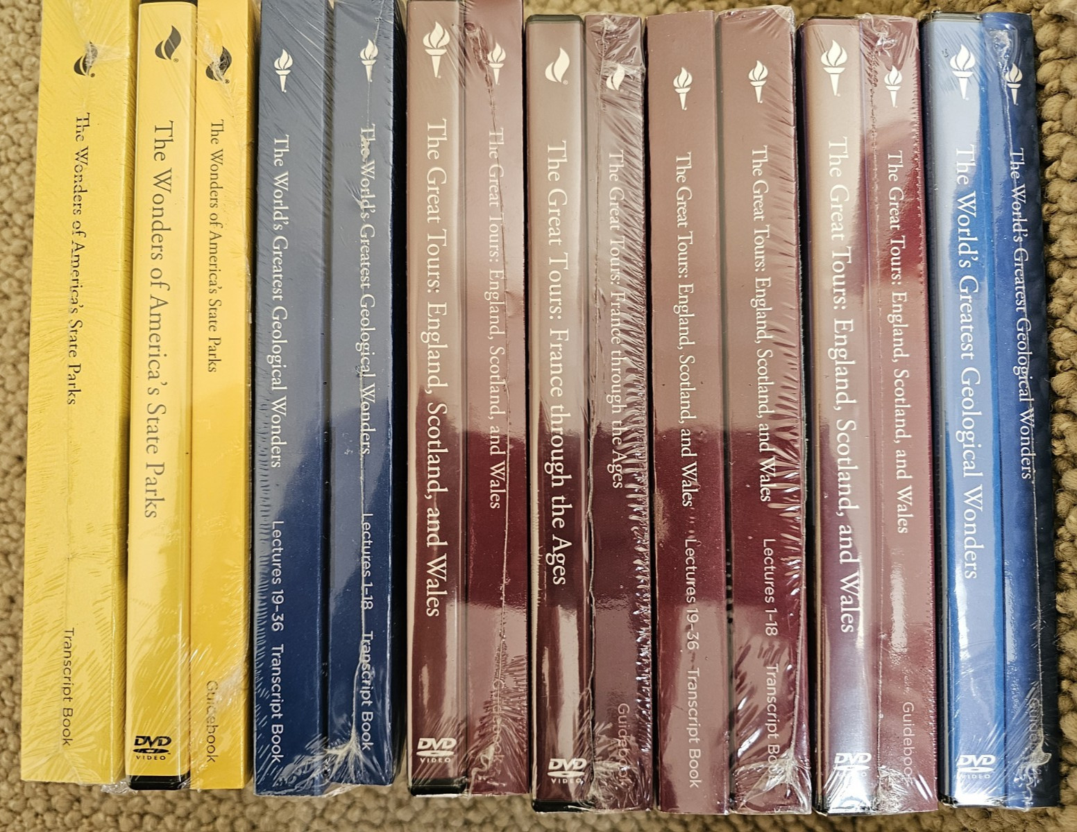 Bundle of The Great Courses Travel DVDs & Book Guides