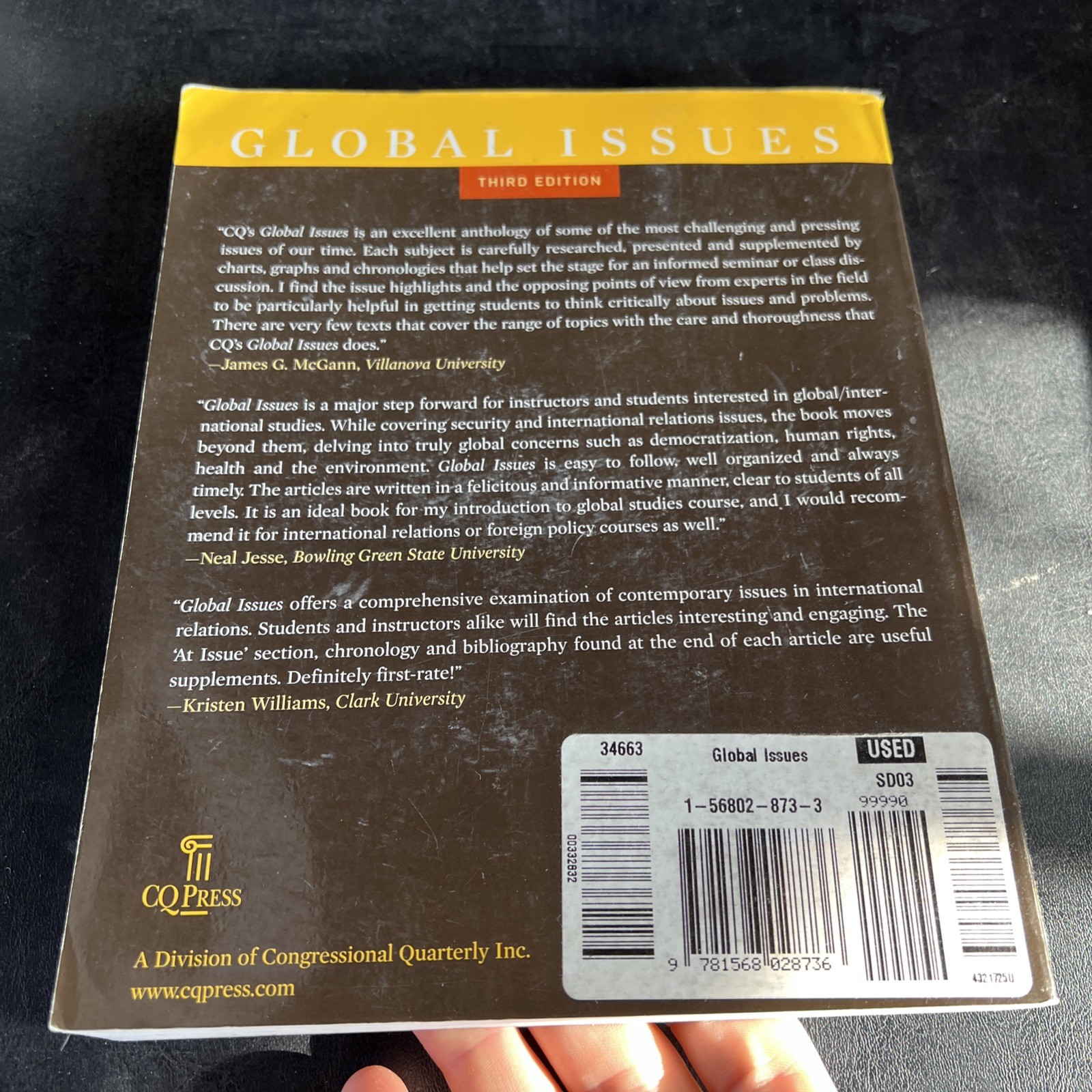 Global Issues : Selections from CQ Researcher (3rd Edition, Paperback)