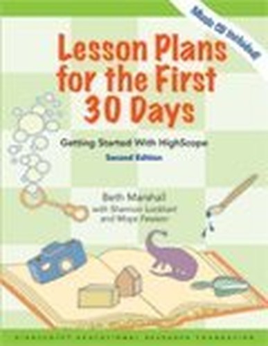 Lesson Plans for the First 30 Days …, Beth Marshall S