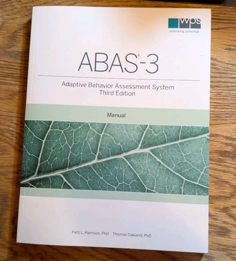 ABAS-3 Adaptive Behavior Assessment System Manual 2015 3rd Edition