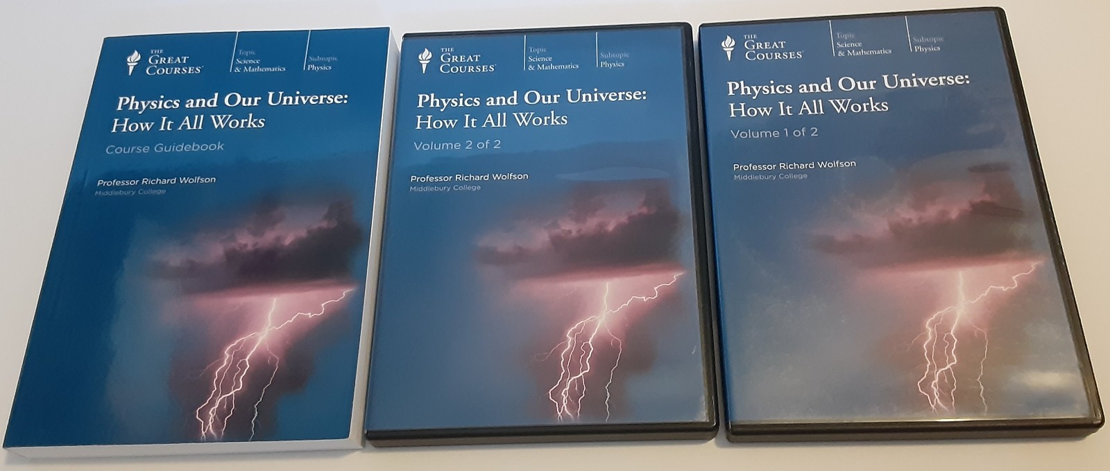 The Great Courses Physics & Our Universe How It All Works DVD/Book Set Wolfson
