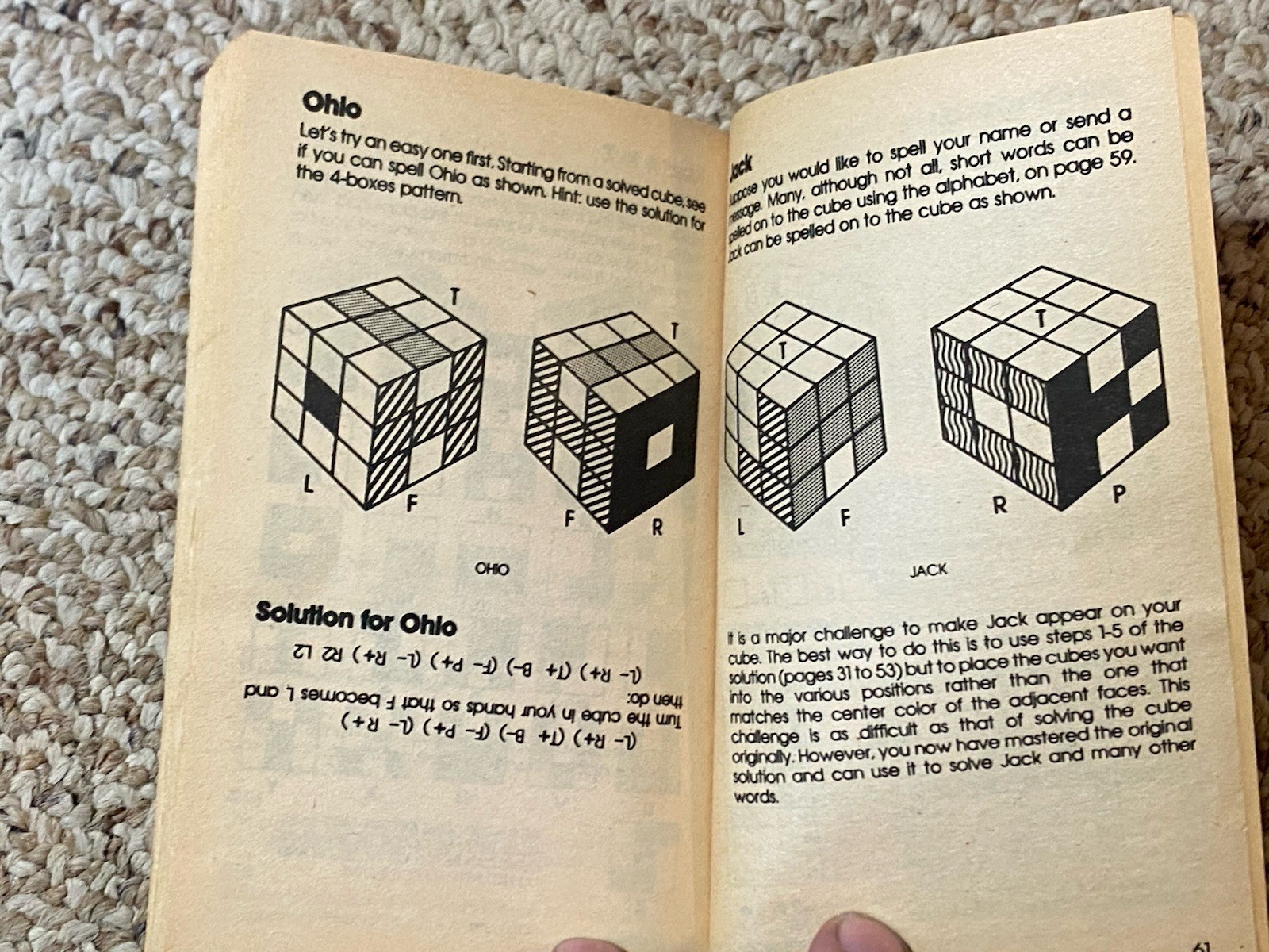 The Simple Solution To Rubik’s Cube By James Nourse Book 1981 Rubiks Method