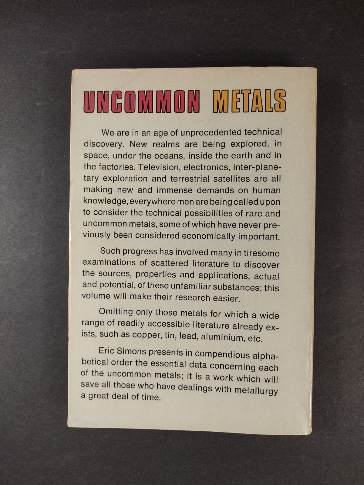 Metals Speciation, Separation And Recovery Book Lot