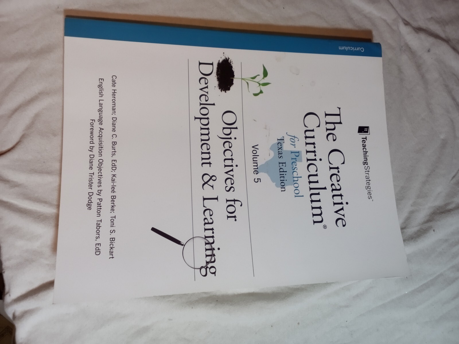 The Creative Curriculum for Preschool Texas edition vol 5