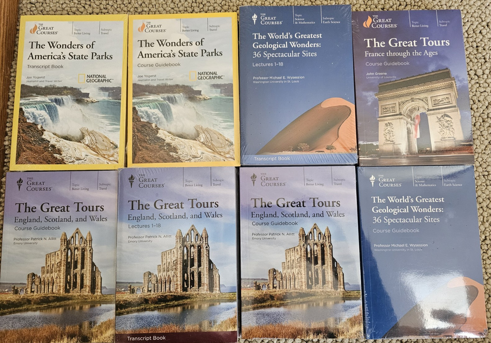 Bundle of The Great Courses Travel DVDs & Book Guides