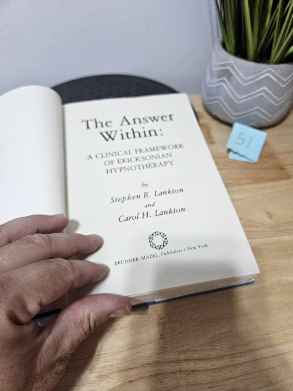 The Answer Within by Stephen R. Lankton and Carol H. Lankton (Hardcover, 1983)