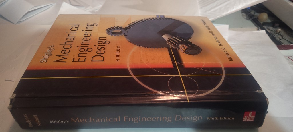 Shigley’s Mechanical Engineering Design 9th ed. book
