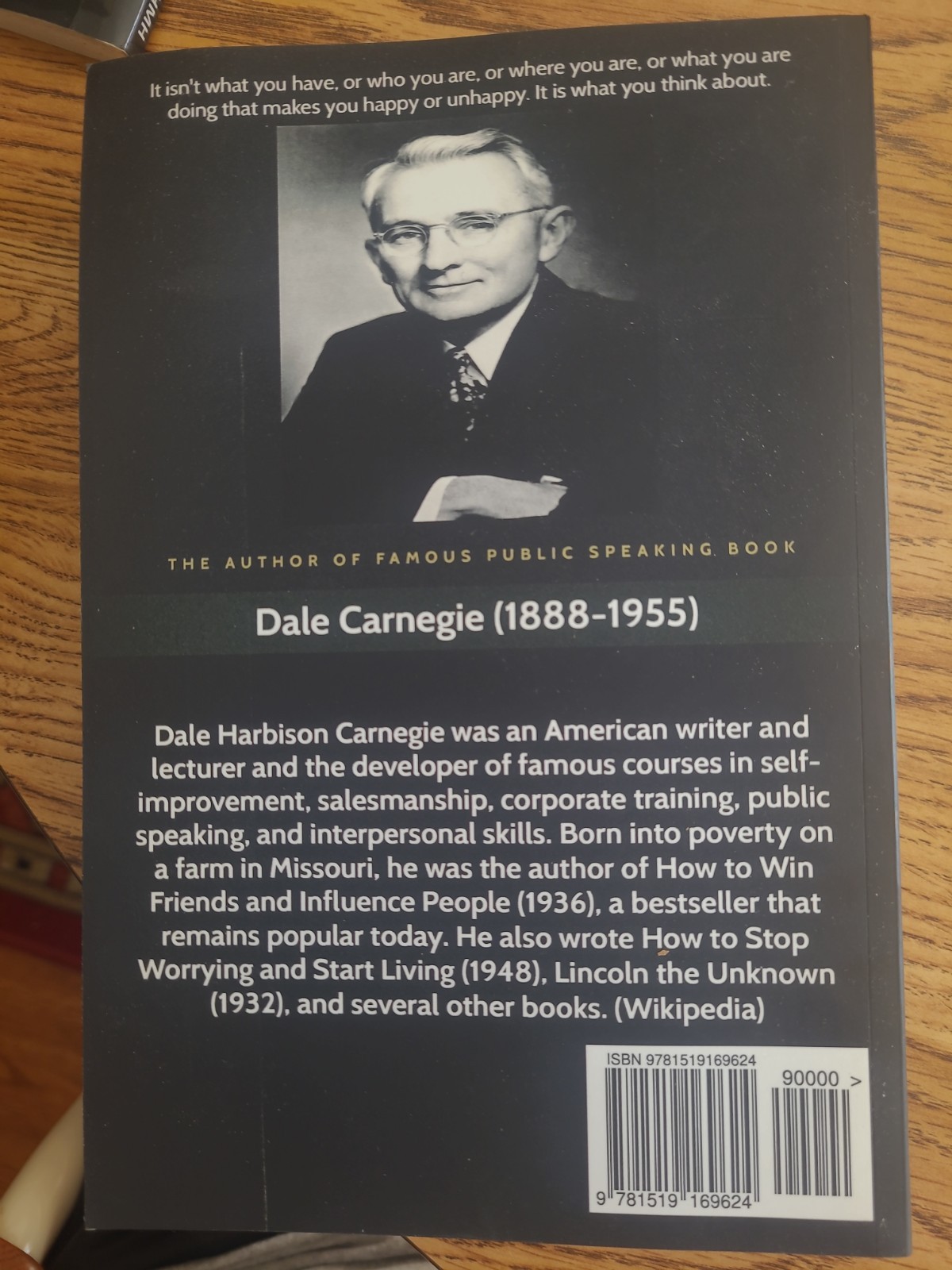 The Art of Public Speaking by Dale Carnegie (English) Paperback Book