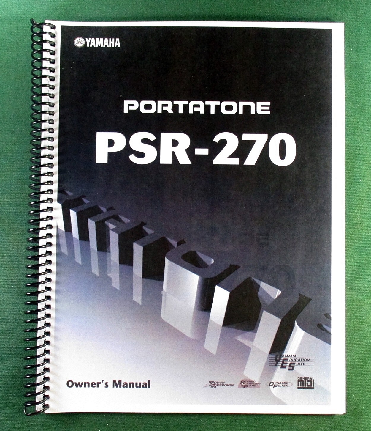 Yamaha PSR-270 Instruction Manual: 120 Pages & Protective Covers!