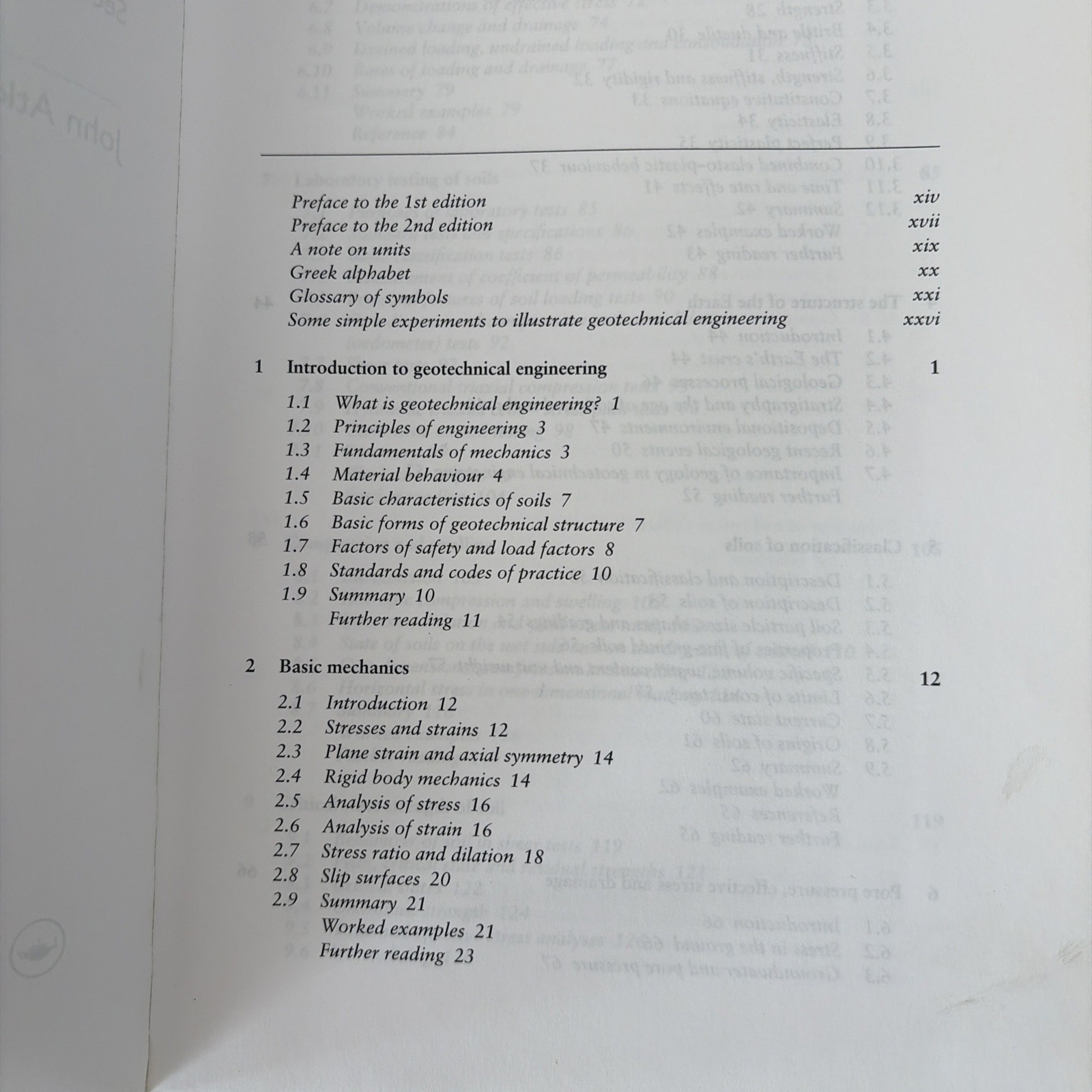 The Mechanics of Soils and Foundations by John Atkinson Second edition 2nd Spon