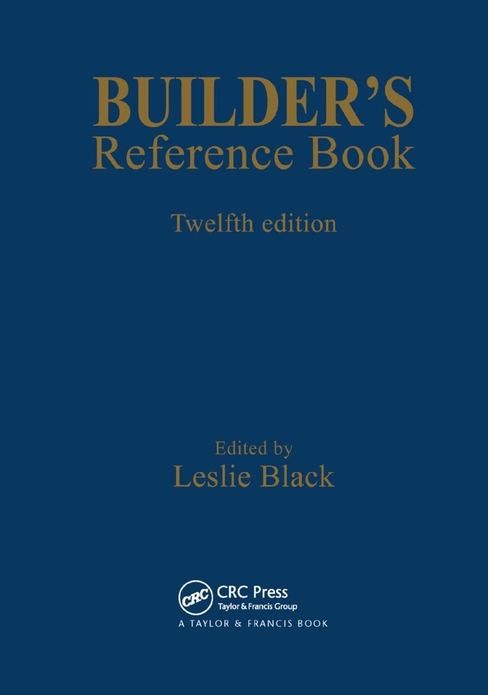 Builder’s Reference Book by Leslie Black (English) Paperback Book