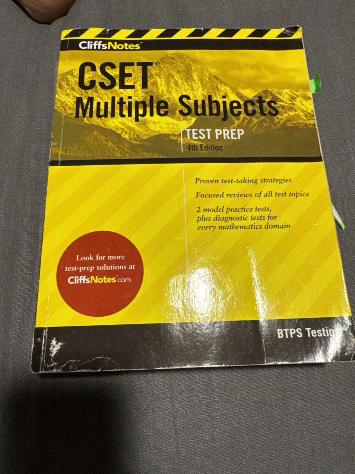 CliffsNotes CSET Multiple Subjects 4th Edition – Paperback