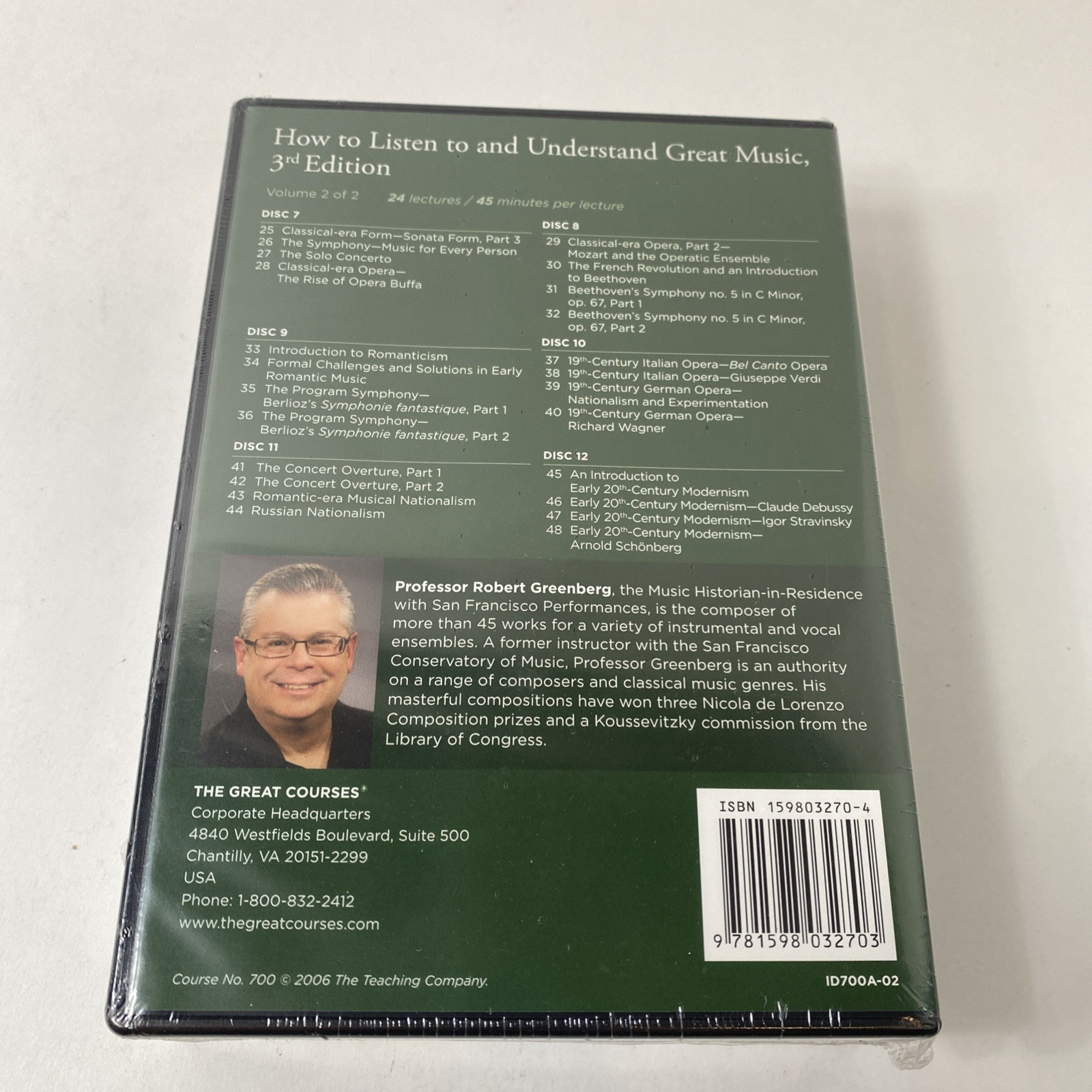 How to Listen to and Understand Great Music, 3rd Edition (12 DVD + Guidebook)
