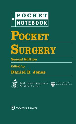 Pocket Notebook Ser.: Pocket Surgery by Daniel B. Jones (2017, Spiral,…