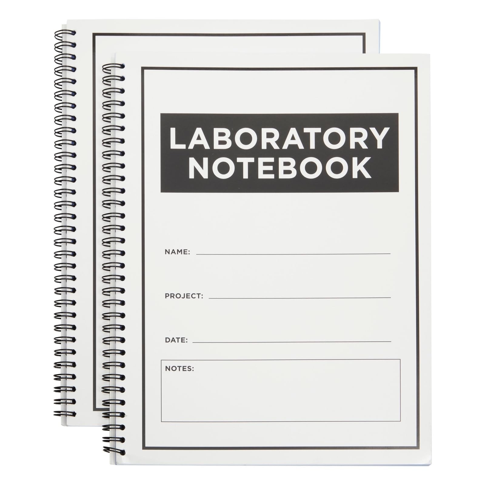 Carbonless Laboratory Notebook 100 Sheets Engineering Paper 8.5×11 2 Pack