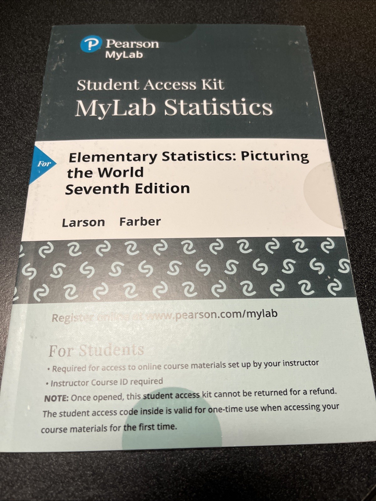 MyLab Statistics Elementary Stats Picturing — 24 Month Standalone Access Card