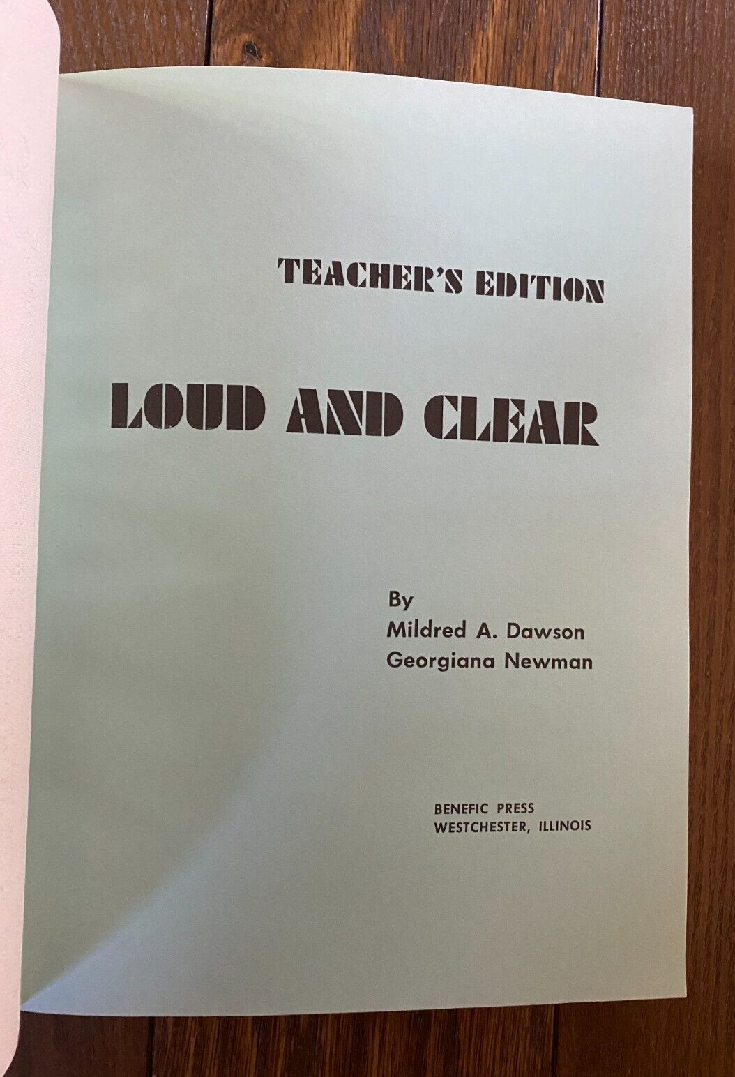 Oral Reading & Linguistics 1969 Say&Hear, Loud&Clear, Glad Sounds Benefic Press