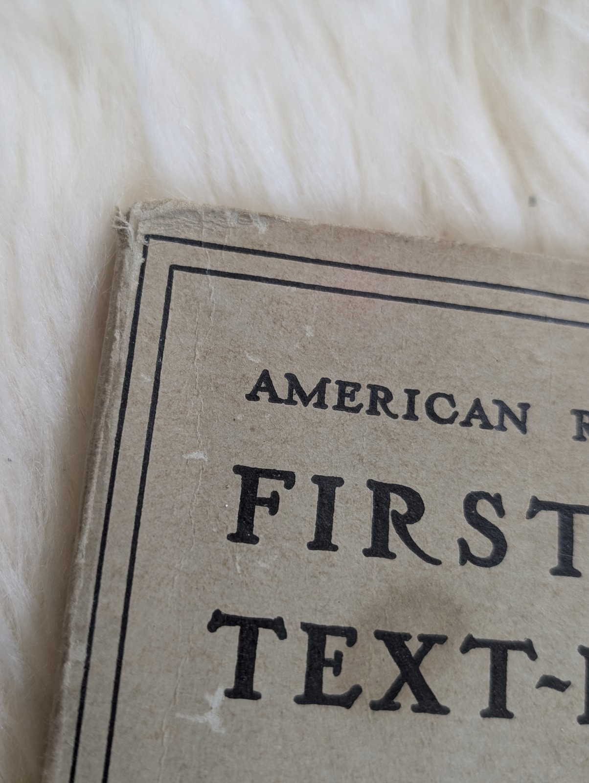 American Red Cross First Aid Textbook Revised 1940 Corrected Reprint Vintage