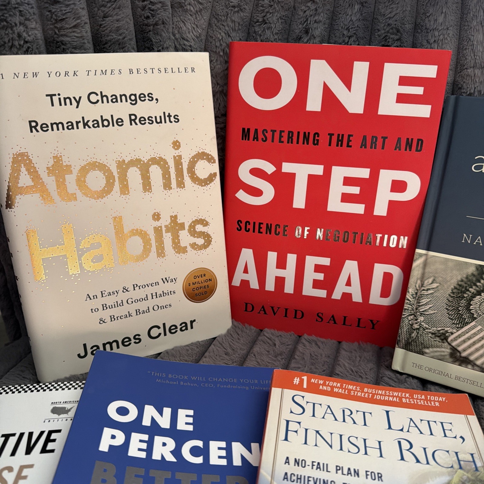 Large Bundle Of Self Help, Get Rich, Better Yourself Books Hardcover & Paperback
