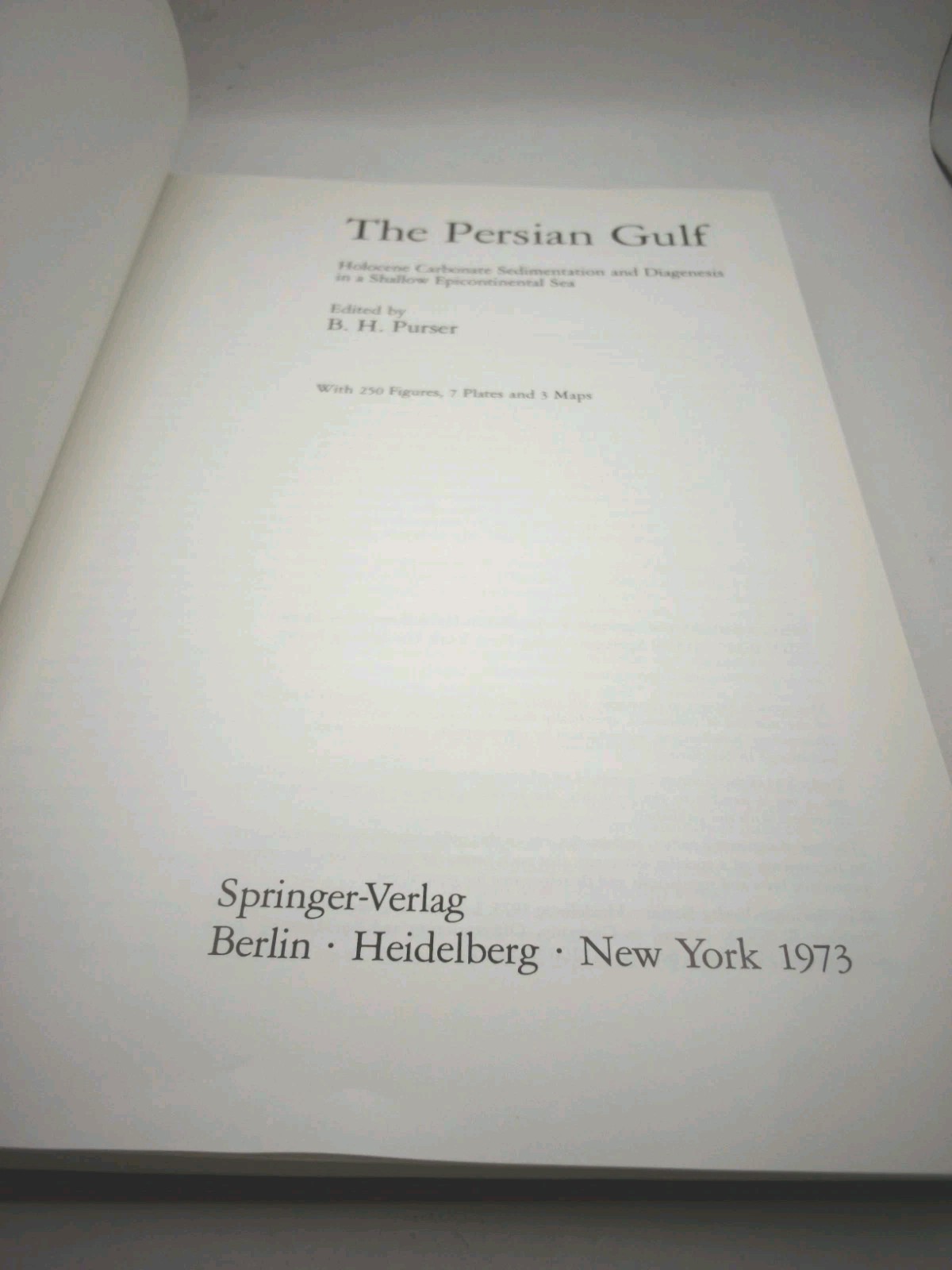 1973 The Persian Gulf (Holocene Carbonate Sed…) Iran Geology Abu Dhabi