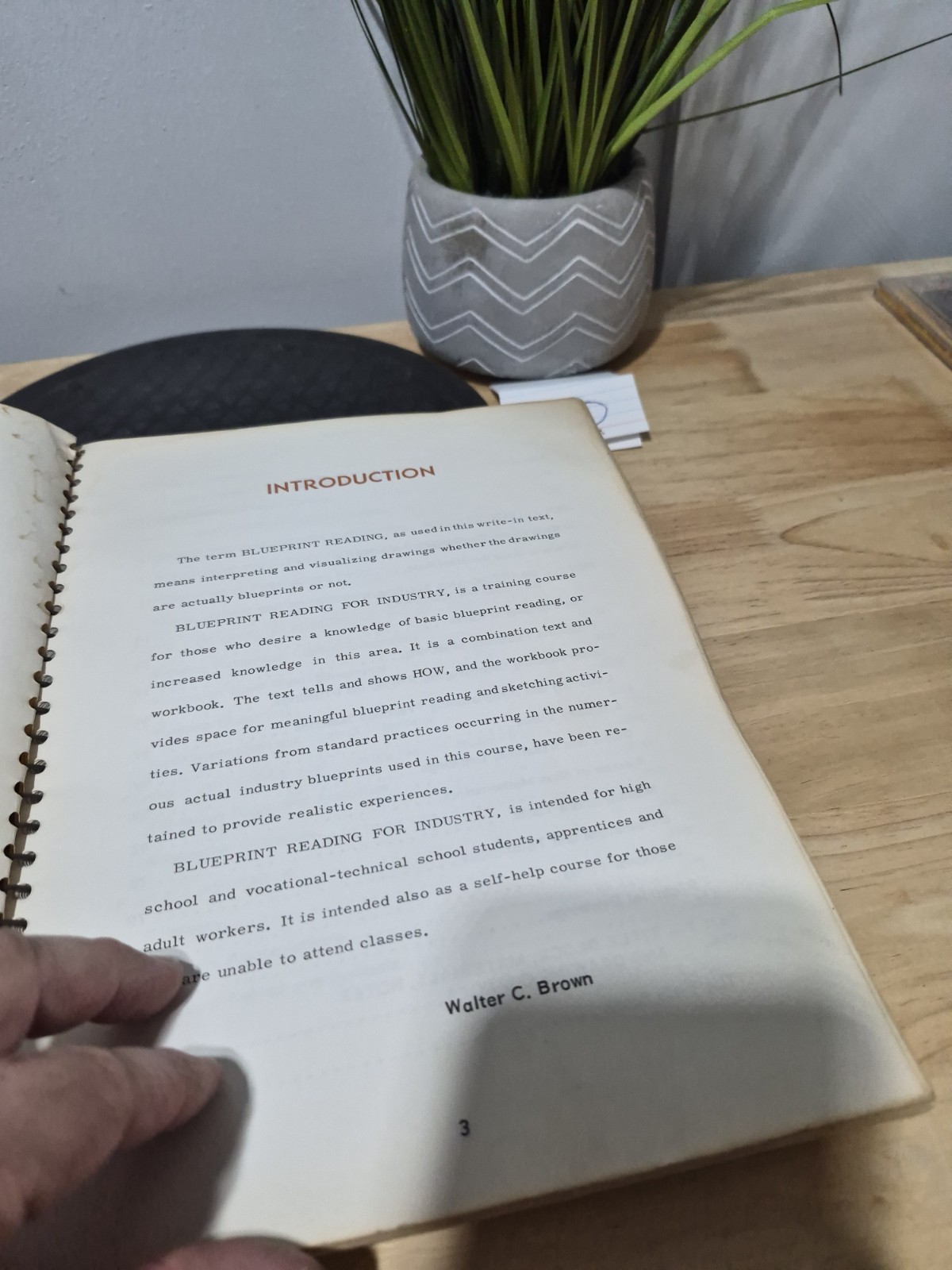 Blueprint Reading for Industry by Walter Brown 1972 Goodheart Willcox