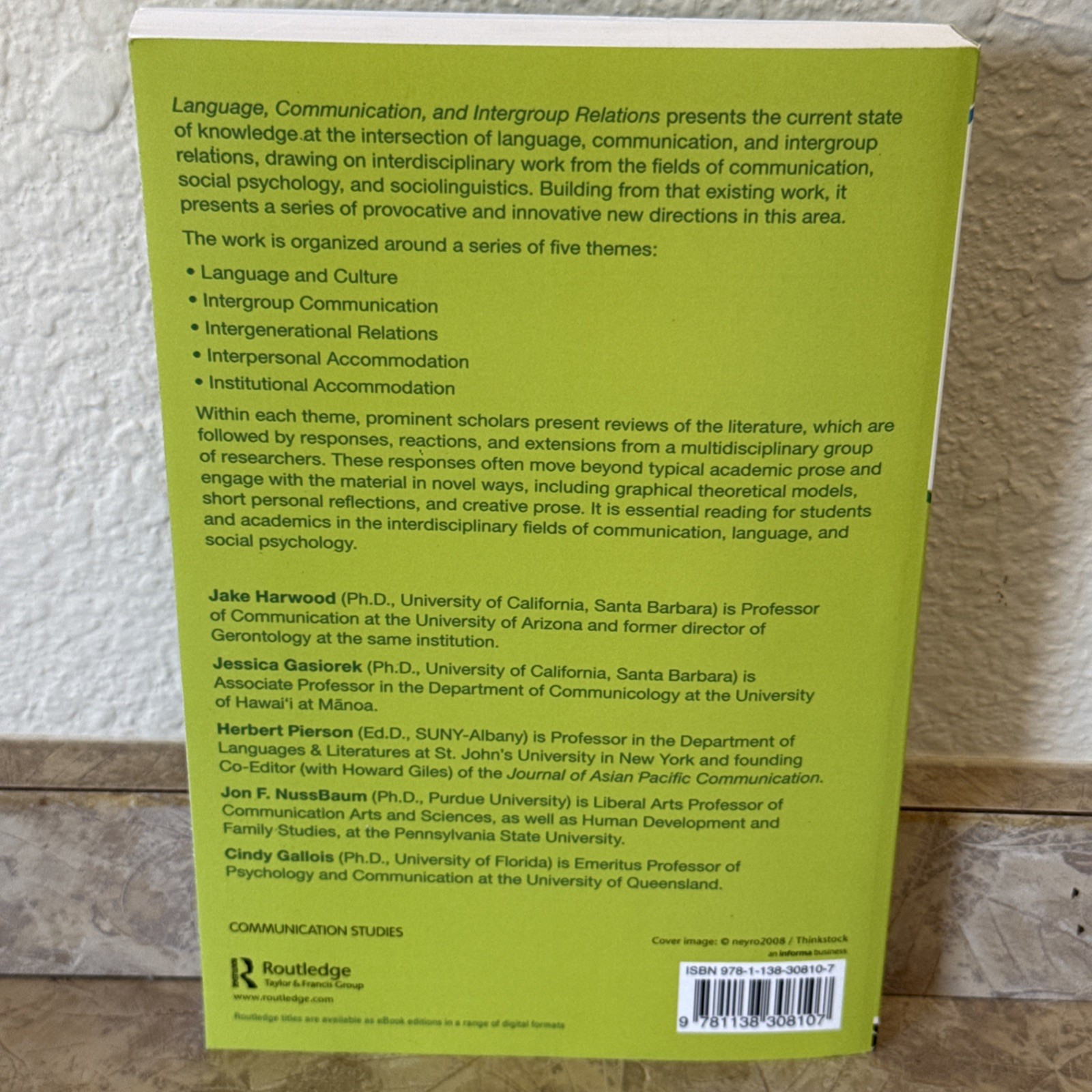 Language, Communication, and Intergroup Relations : Softcover, Very Good