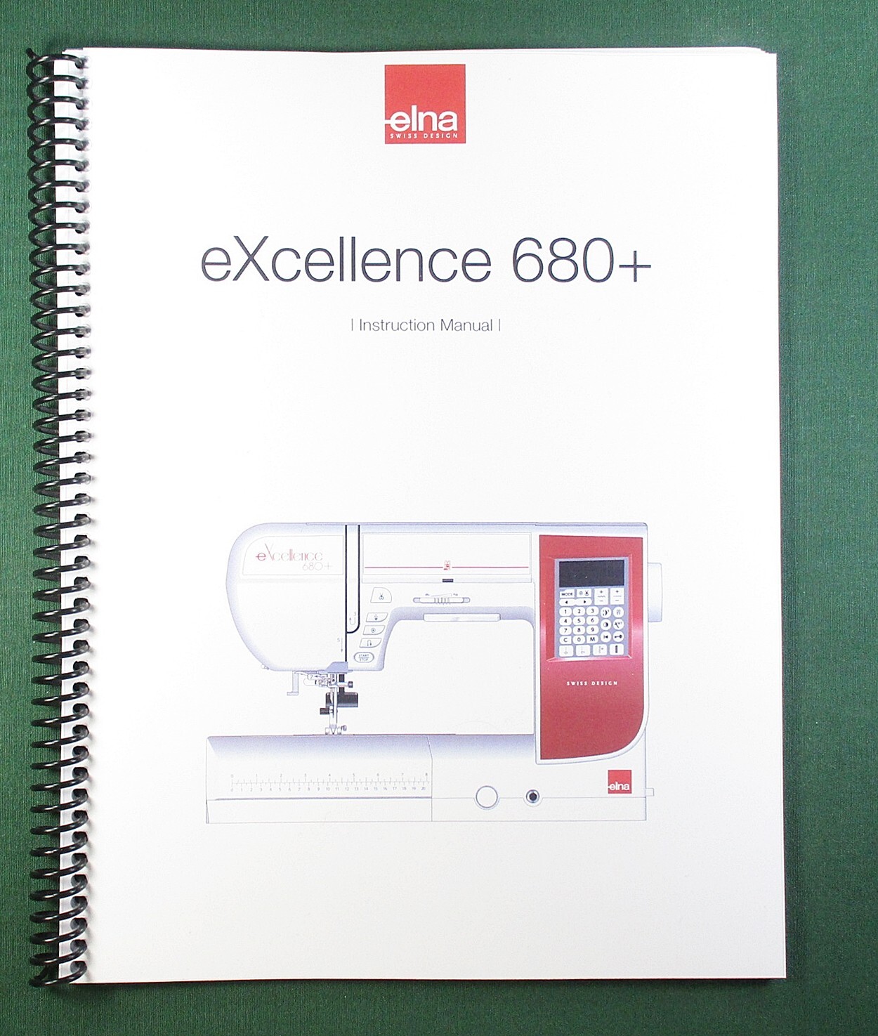 Elna Excellence 680+ Instruction Manual: 96 Pages & Protective Covers!