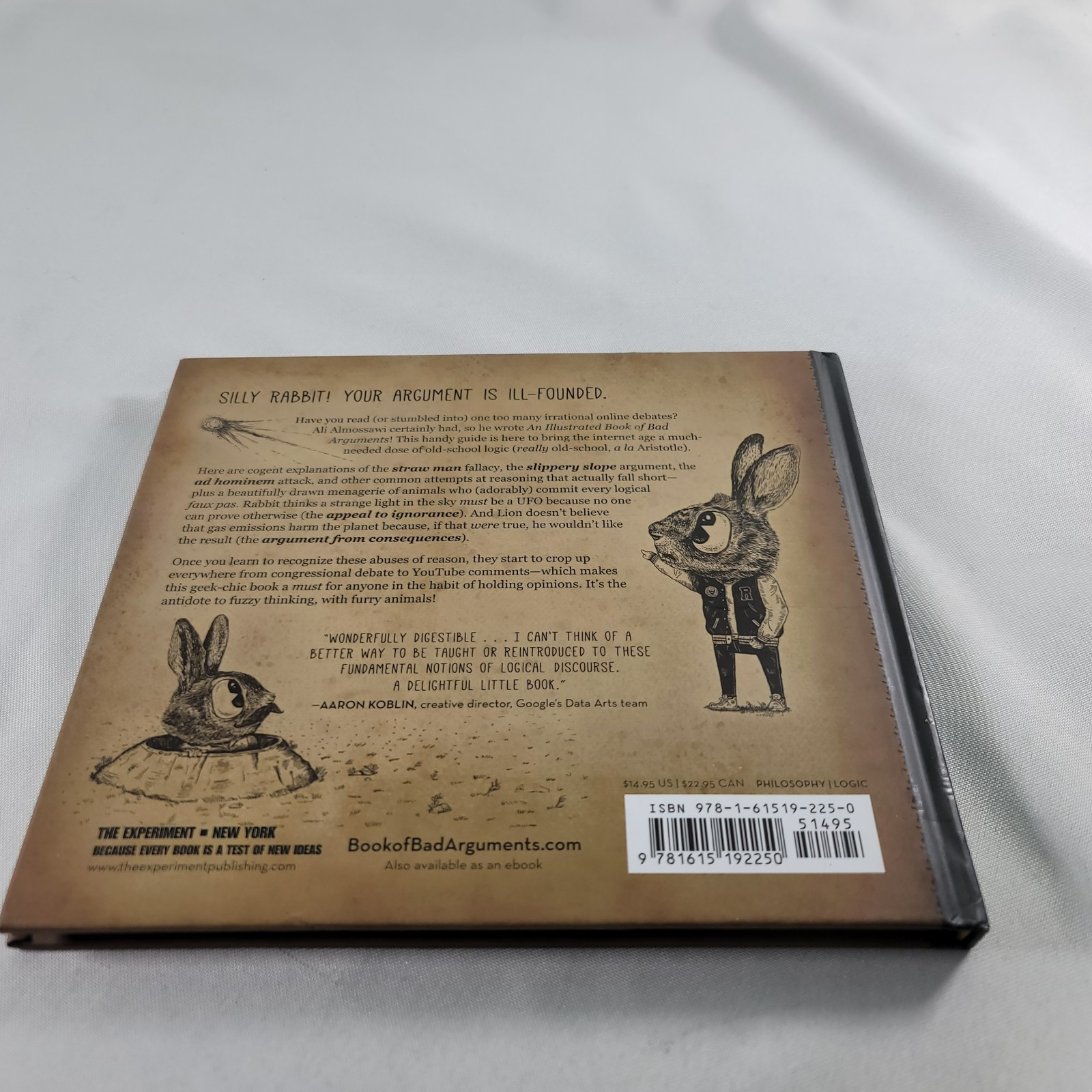 An Illustrated Book of Bad Arguments (by Ali Almossawi) hardcover, humor