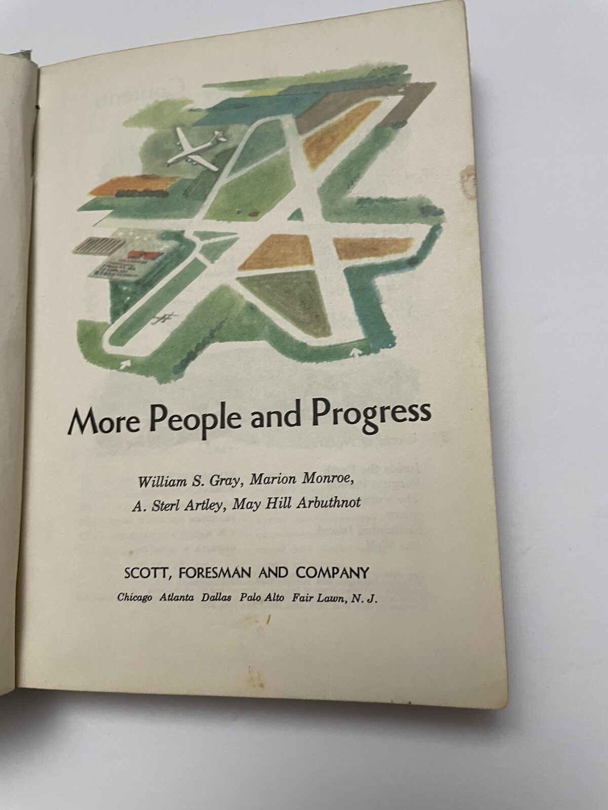 The New Basic Readers, More People and Progress, 1956 Edition Book Vintage