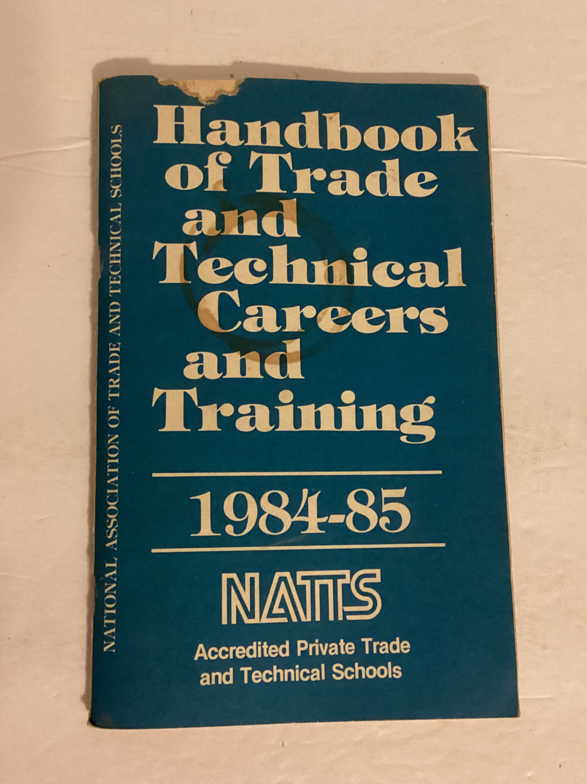 1984-85 Handbook Of Trade And Technical Careers And Training NATTS