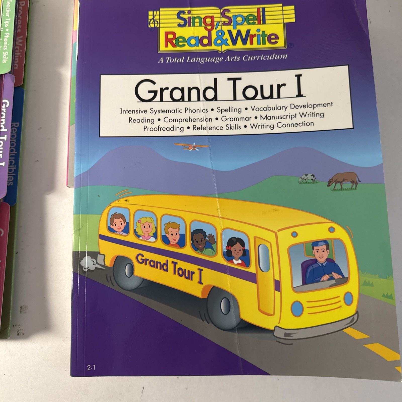 Sing Spell Read Write, Grand Tour 1 & 2,Workbooks, Teacher Manual, Level 2, Rare