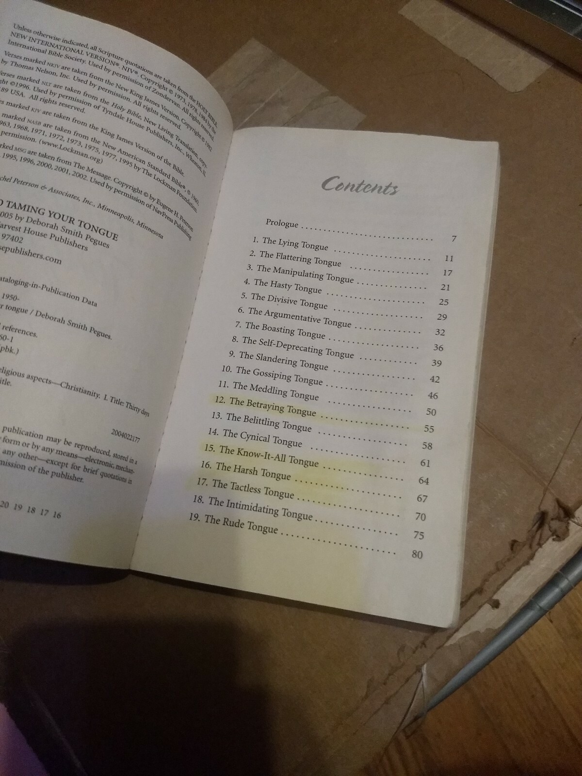 30 Days to Taming Your Tongue by Deborah Smith Pegues