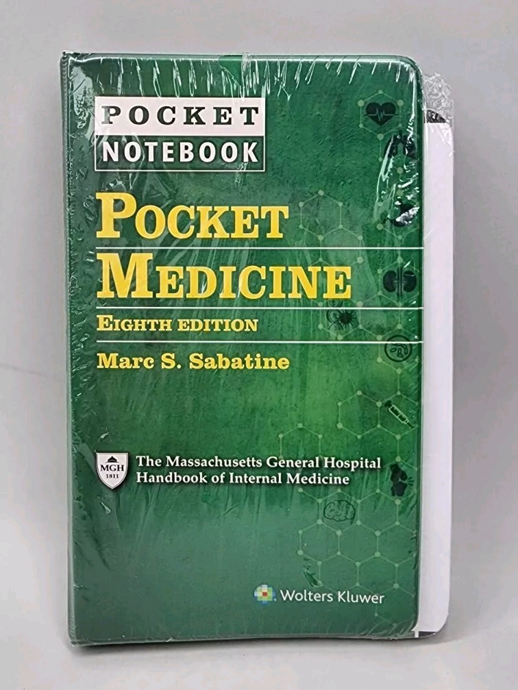 Pocket Notebook Series RingBound 8th Edition Pocket Medicine By Marc S. Sabatine