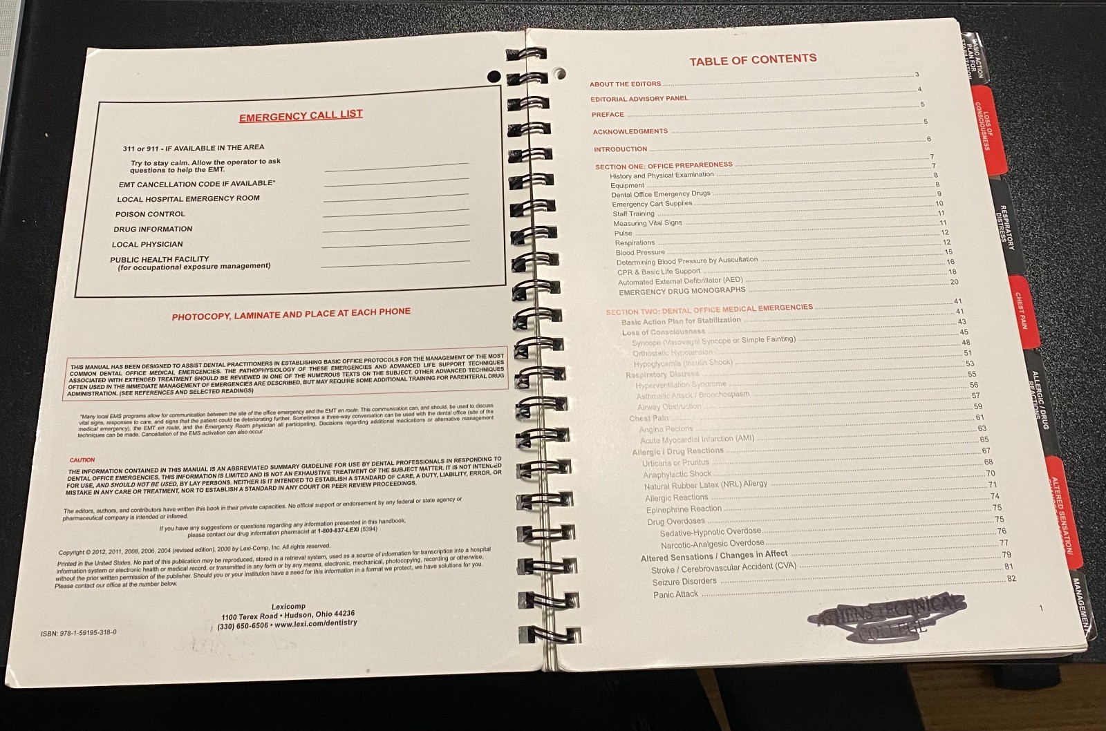 Dental Office Medical Emergencies 5th Edition – Spiral-bound – Timothy F Meiller