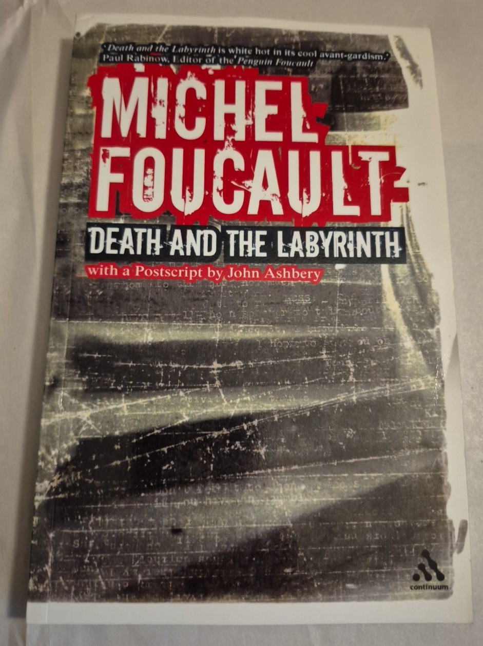 Death and the Labyrinth by Michel Foucault TPB Roussel Theory Philosophy