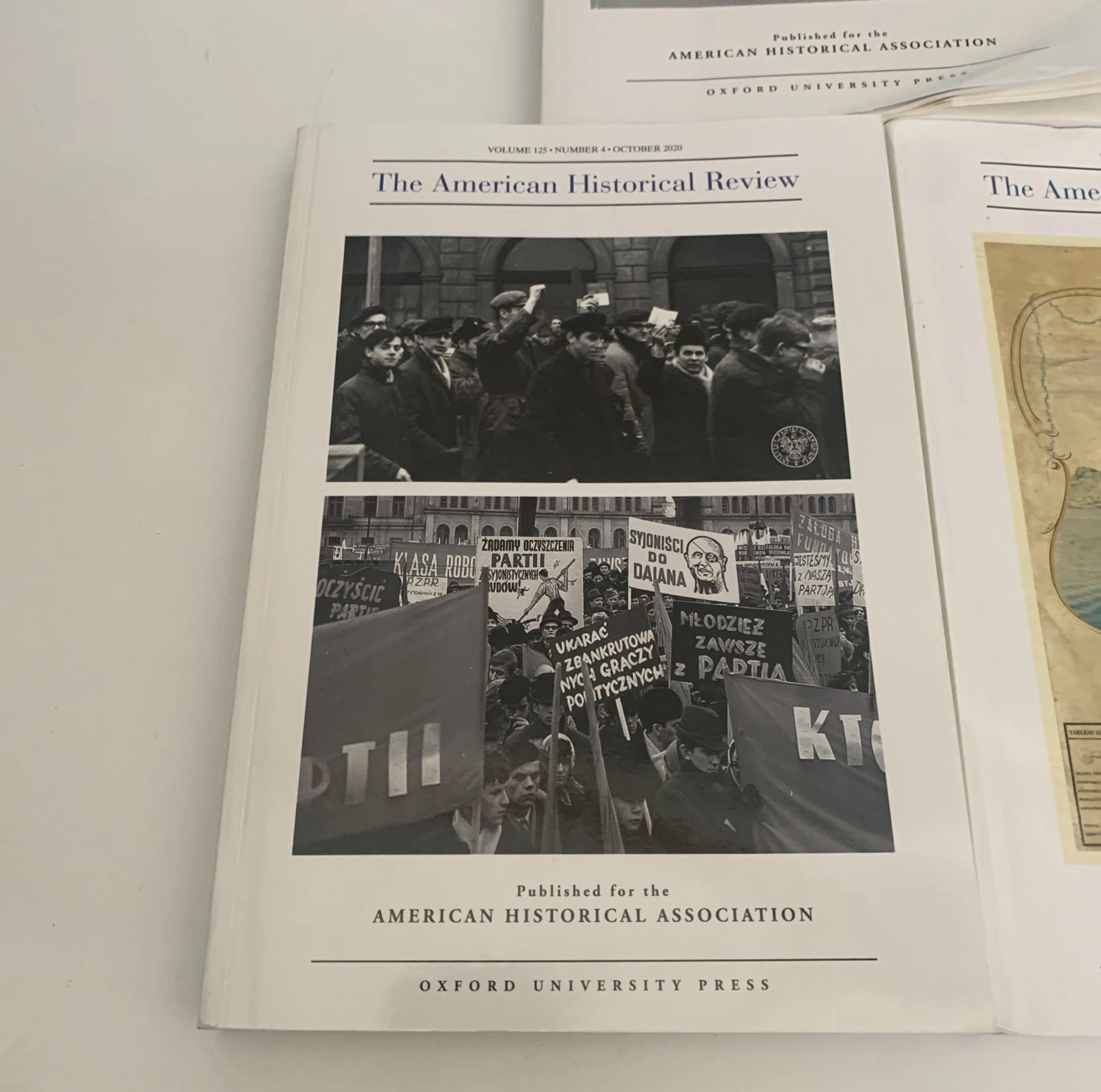 The American Historical Review Lot Of 3 Vol.125 #3, Vol.125 #4, Vol. 126 #1